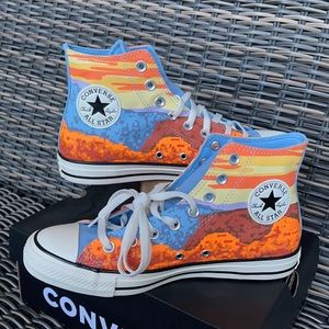 Converse Ctas Hi Magma Orange/Sea MENS